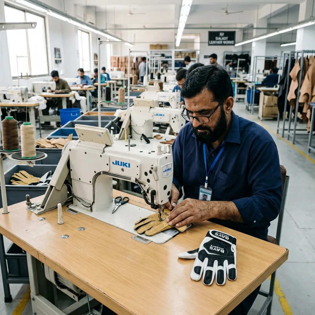 Batting Gloves Manufacturing Process at Bays Sports