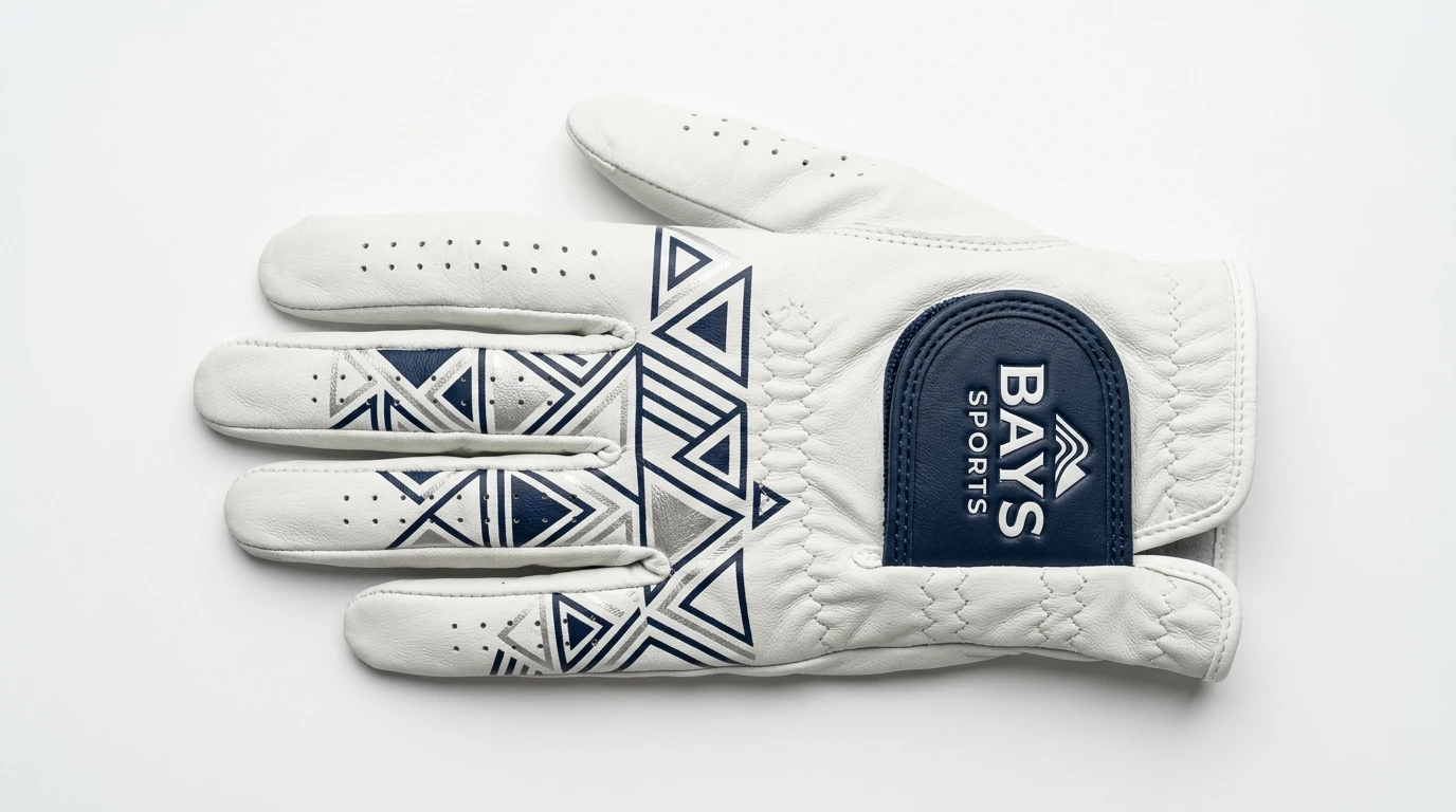 Premium custom golf glove product shot