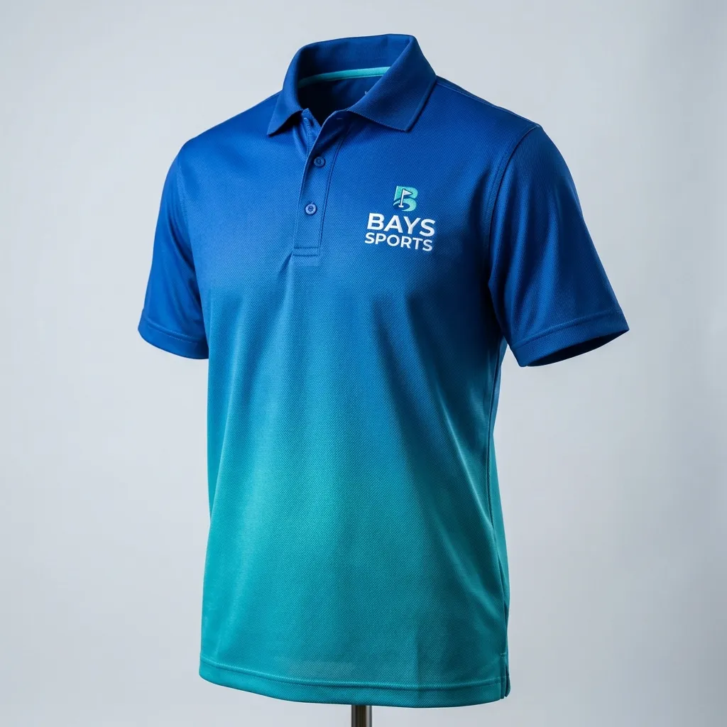 Sublimated Golf Polo with Gradient Design