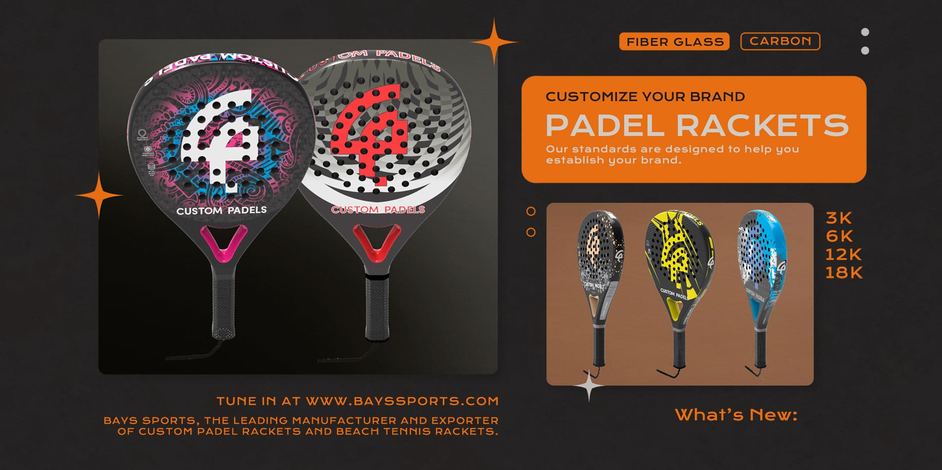 Custom Padel Racket, Custom Tennis Rackets, Padel Racket Bags, Fiberglass Rackets, Carbon Padel Rackets