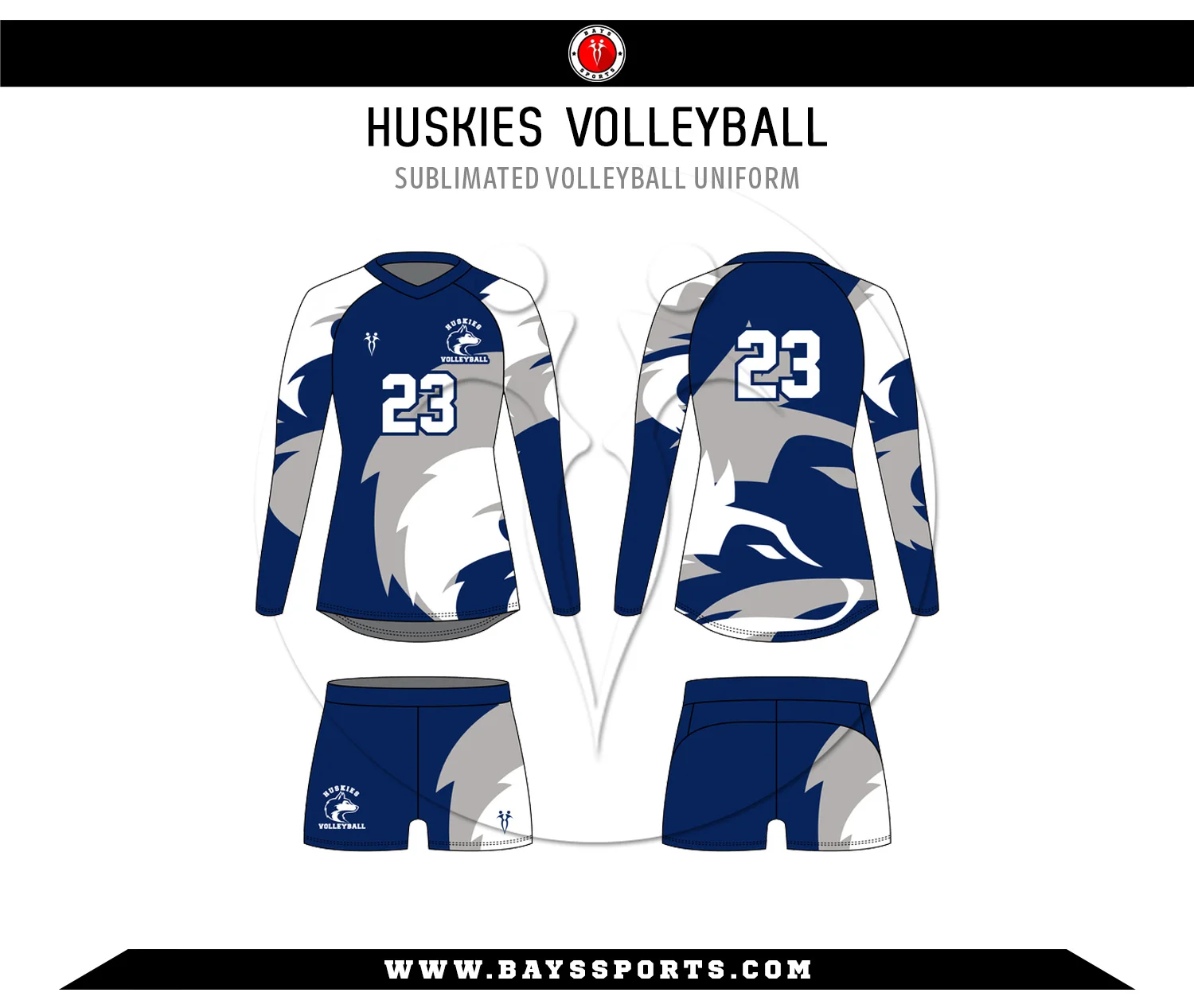 Sublimated Volleyball Uniform