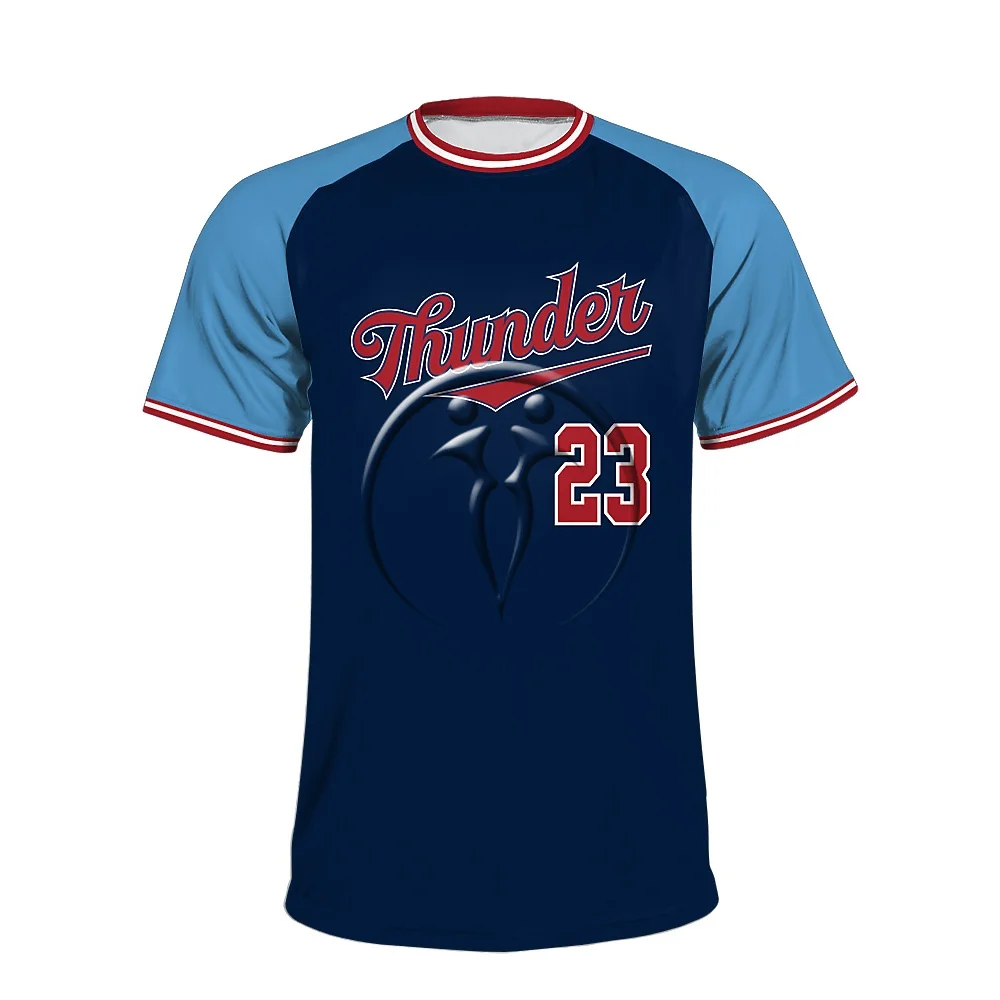Crew Neck Short Sleeve Baseball Jerseys