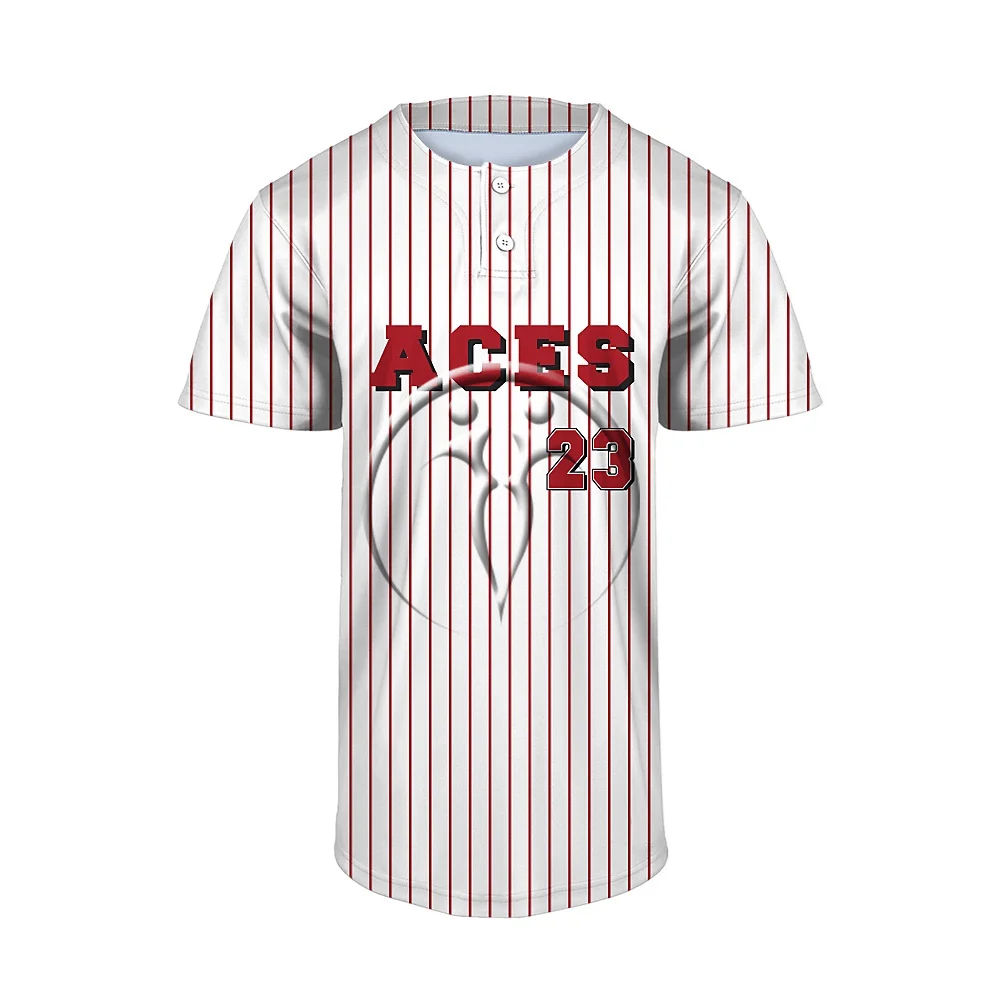 Custom 2 Button Short Sleeve Baseball Jerseys