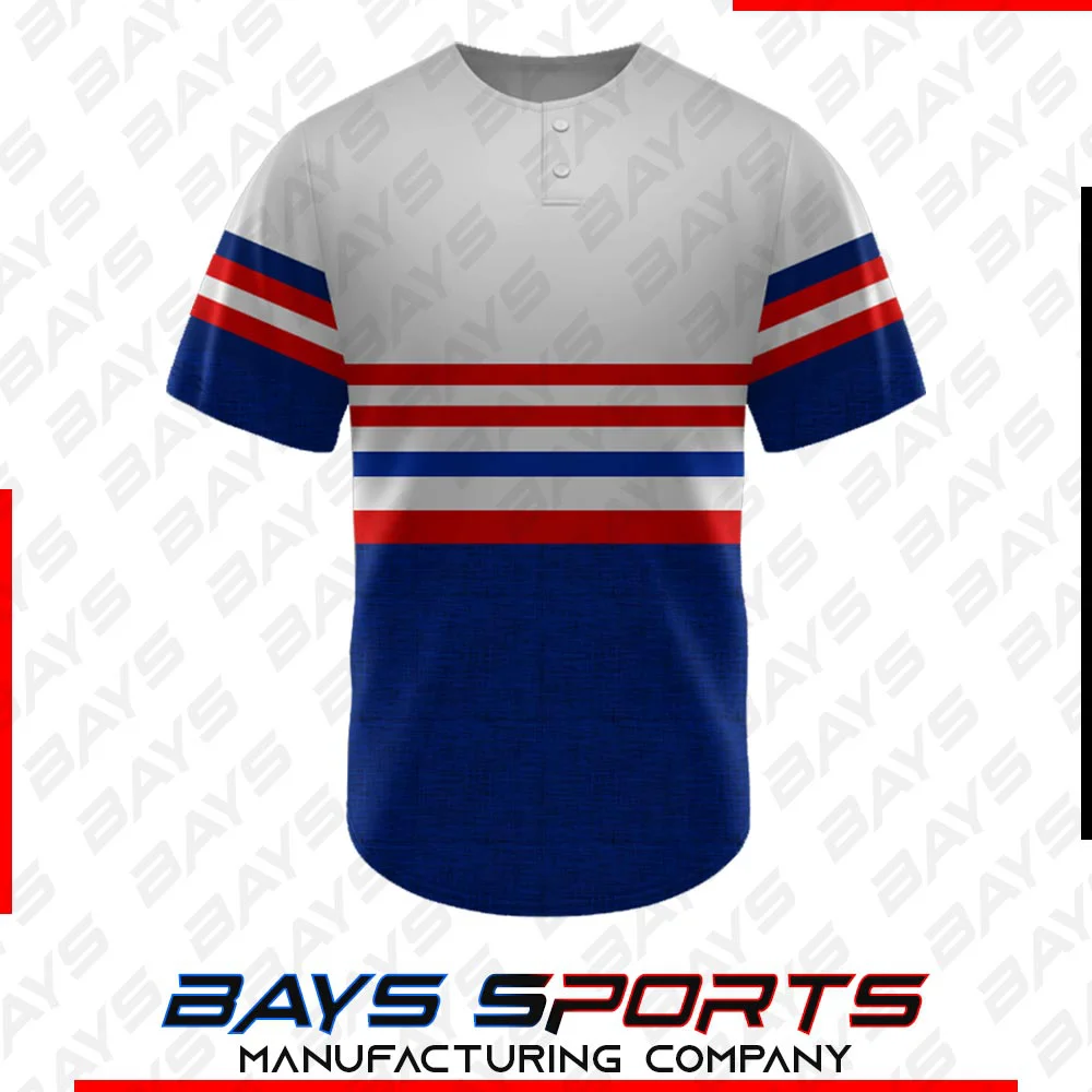 2 Button Baseball Jersey 2 Button Baseball Jersey - Premium Custom 2 Button Jersey | Bays Sports