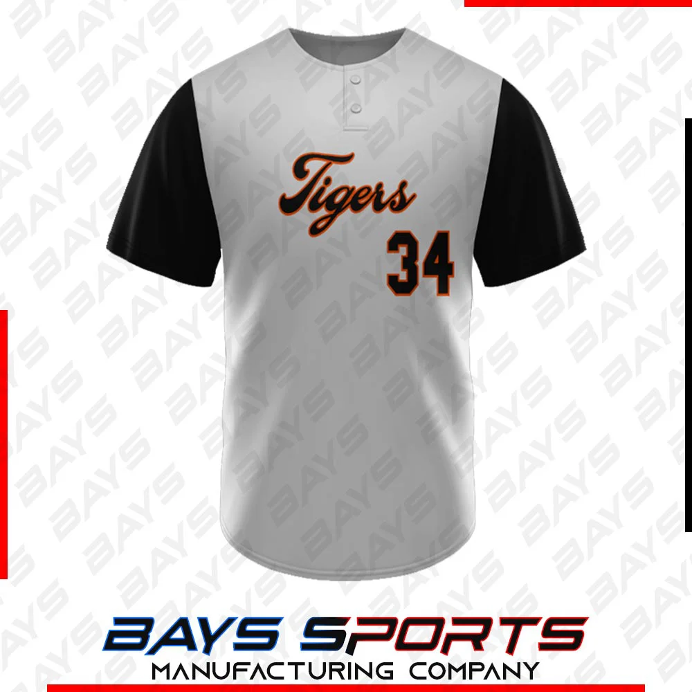 2 Button Baseball Jersey 2 Button Baseball Jersey - Premium Custom 2 Button Jersey | Bays Sports