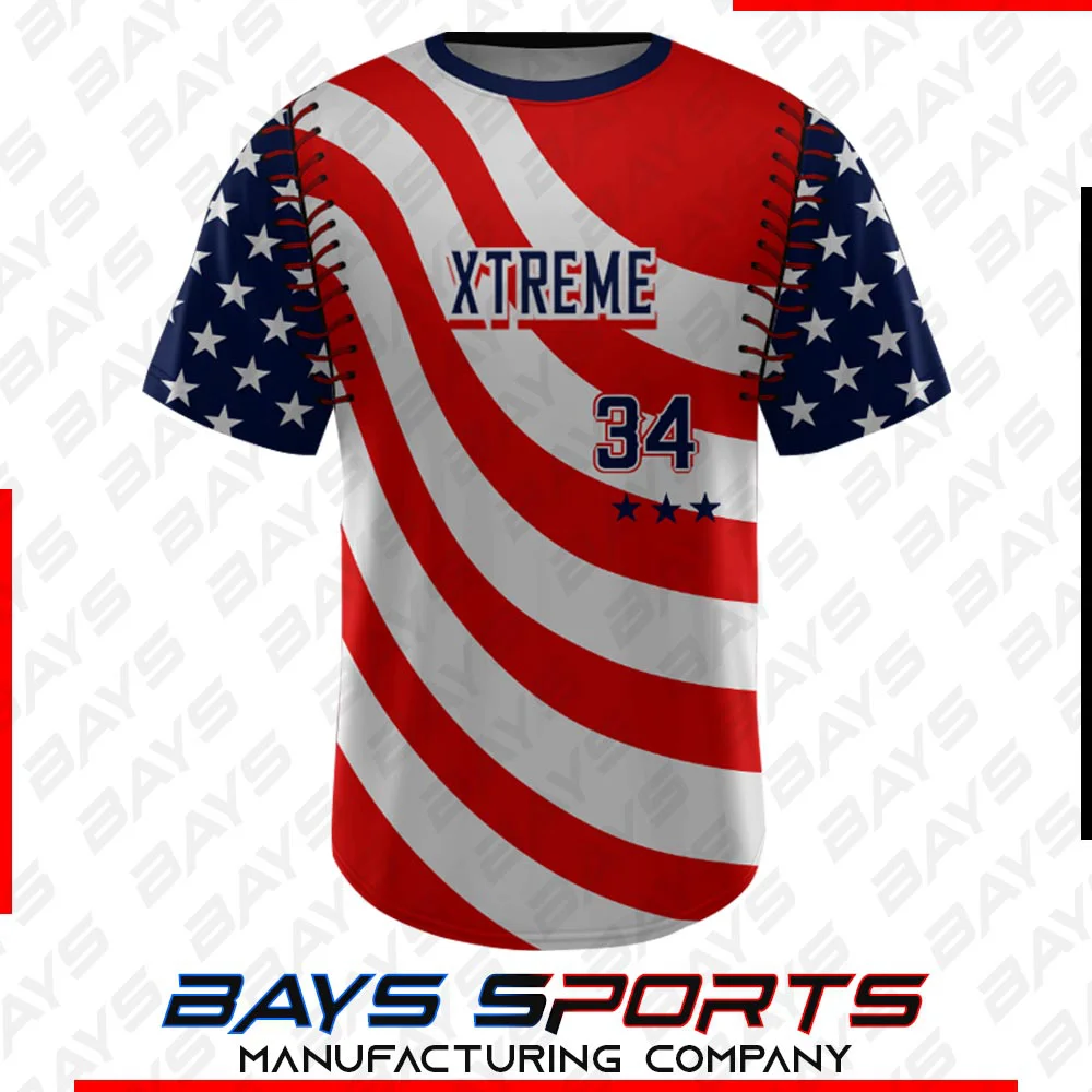 Crew Neck T Shirt - Premium Custom Crew Neck Jersey | Bays Sports