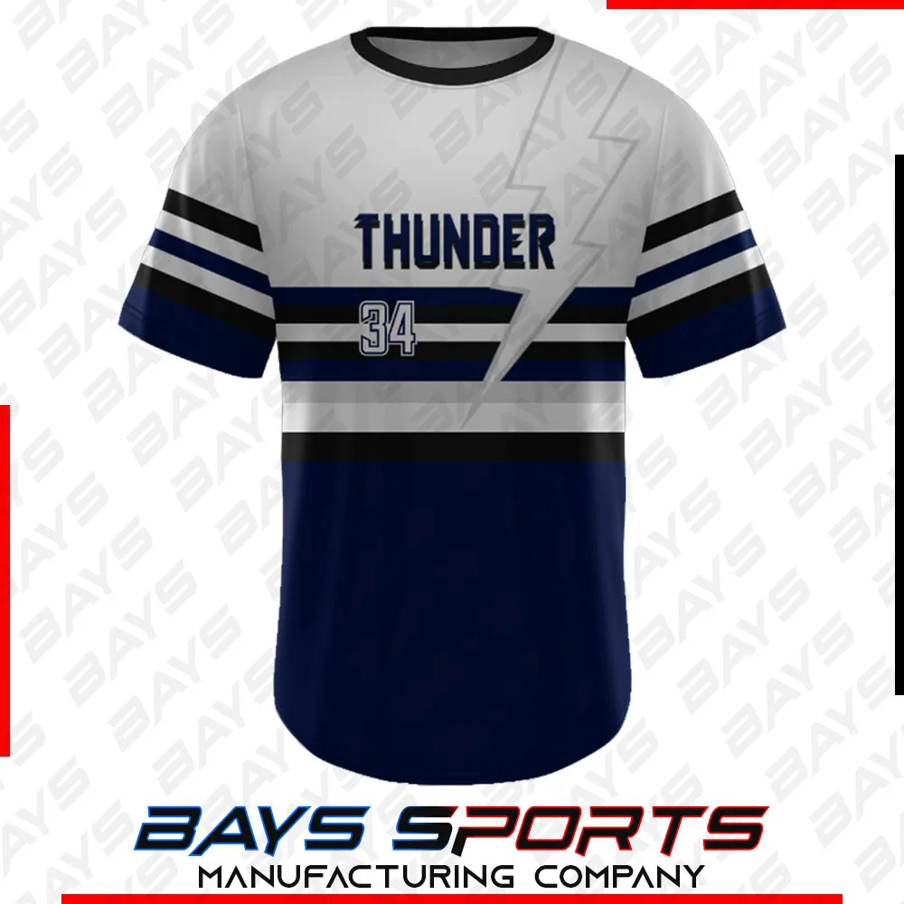 Crew Neck T Shirt - Premium Custom Crew Neck Jersey | Bays Sports