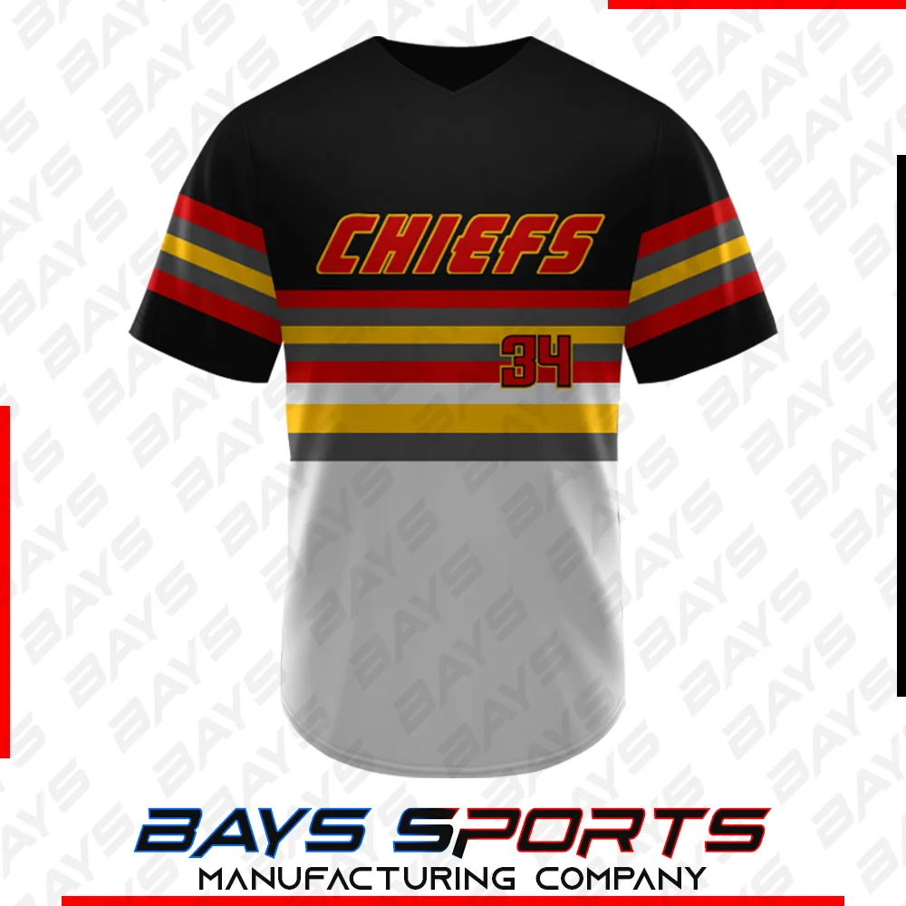 V Neck Jersey - Premium Custom V Neck Jersey | Bays Sports