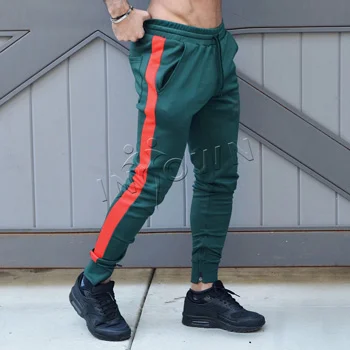 Green and Red Joggers with zippers - Premium Custom Pants | Bays Sports