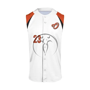 Full Button Sleeveless Baseball Jerseys - Premium Custom Baseball | Bays Sports