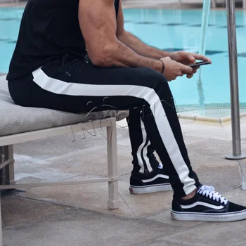 Joggers with Zipper (View 2) - Custom Pants
