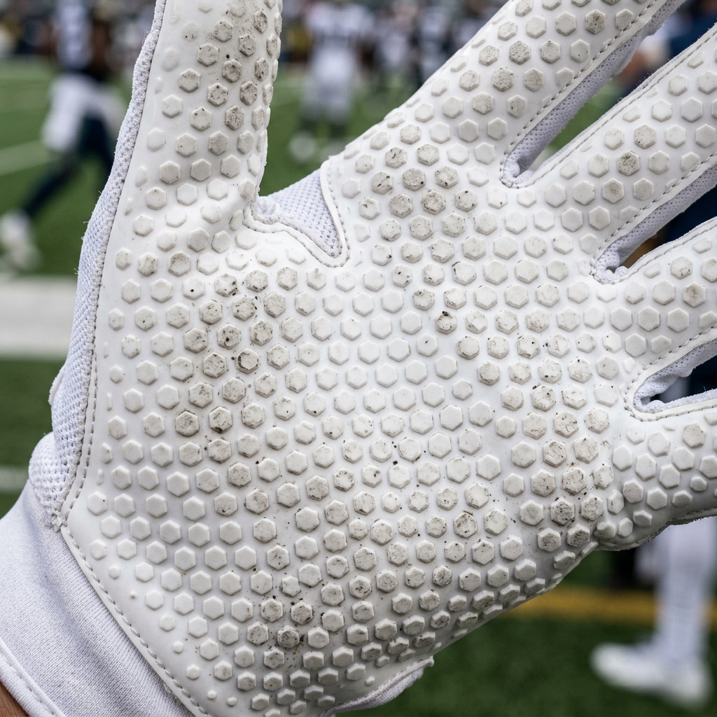 Silicone Grip Printing on Football Gloves